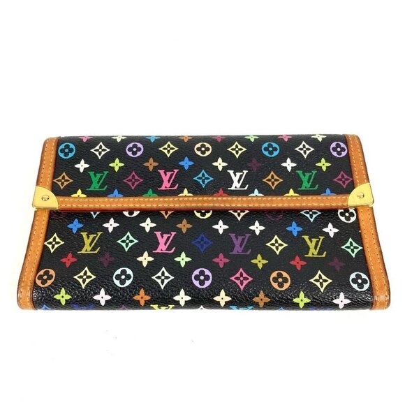 LOUIS VUITTON M92658 MonogramMulticolore Porte Tresor International Long Wallet - Picture 1 of 16
